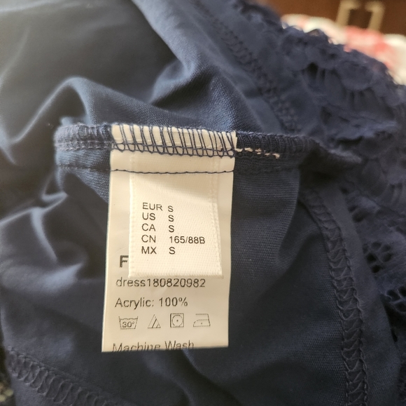 Romwe Women's Lace Sleeveless A Line Elegant Cocktail Evening Party Dress - Picture 7 of 7